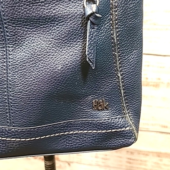 the sak blue pebbled leather crossbody - Picture 3 of 10